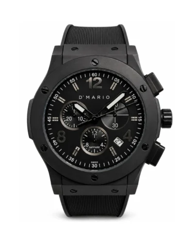 Reloj D´mario Silicona Negro KR4133