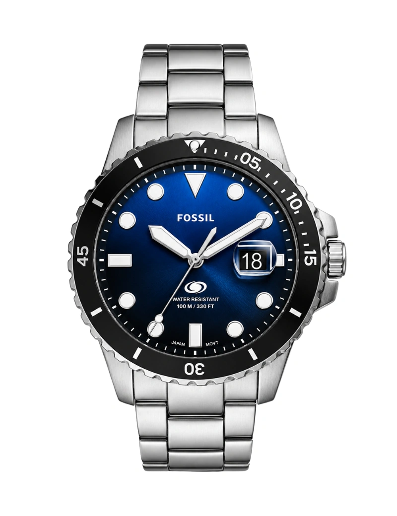 Reloj Fossil plateado caballero FS6038