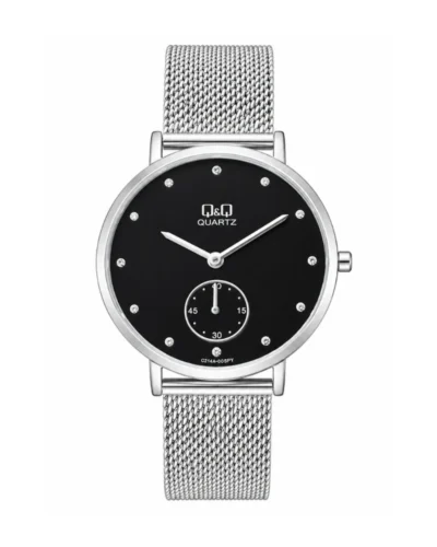 Reloj Q&Q dama plateado maya QA97J222Y