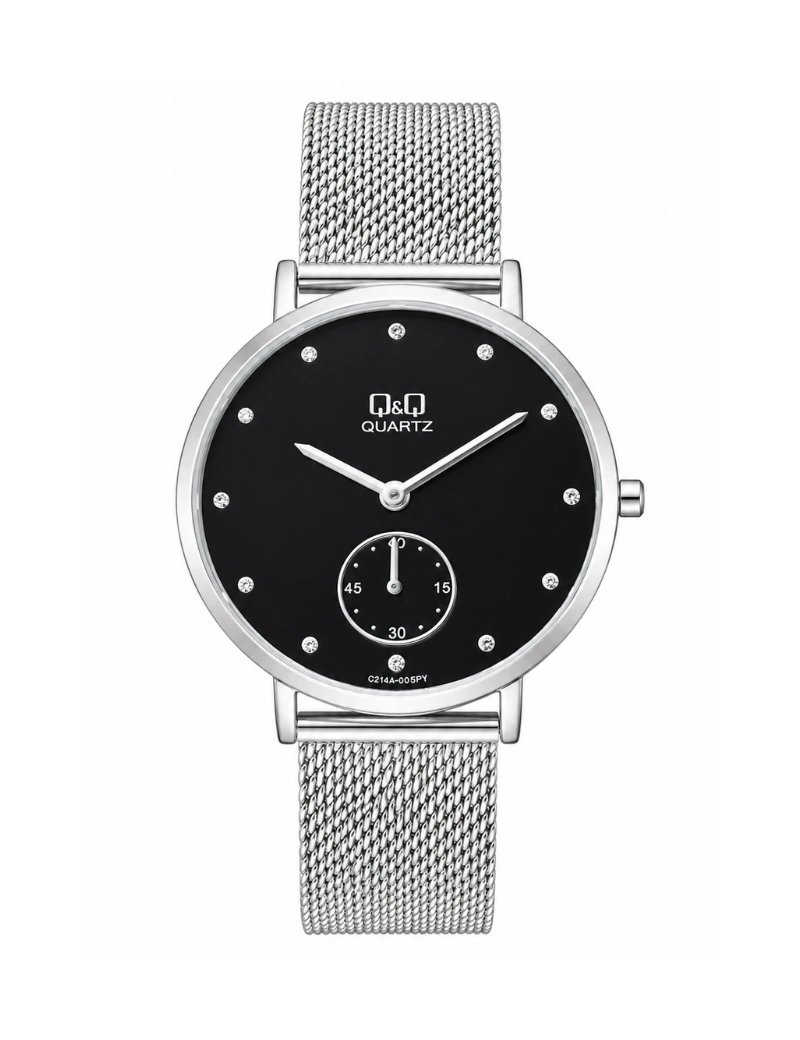 Reloj Q&Q dama plateado maya QA97J222Y