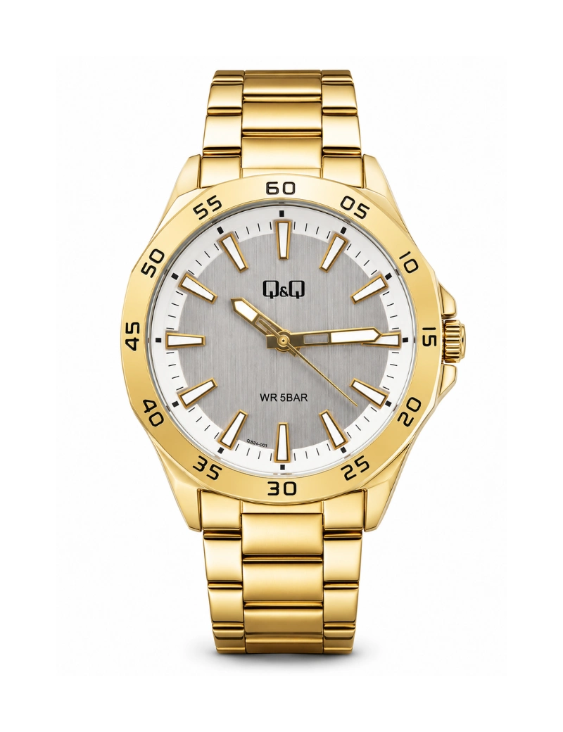 Reloj Q&Q dorado caballero QZ82J201YD