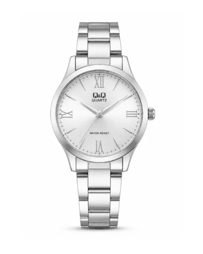 Reloj Q&Q plateado dama C11A032PY