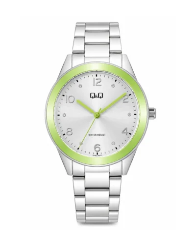 Reloj Q&Q plateado dama Q78B007PY