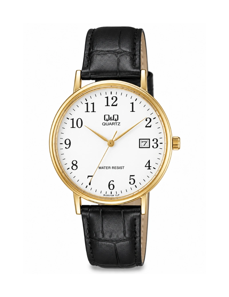 Reloj Q&Q pulso cuero marron BL02J104Y