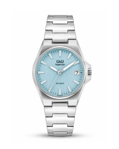 Reloj Q&Q superior fondo tiffany S22A004VY