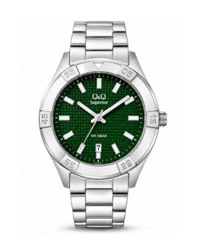 Reloj Q&Q superior fondo verde S20A003VY