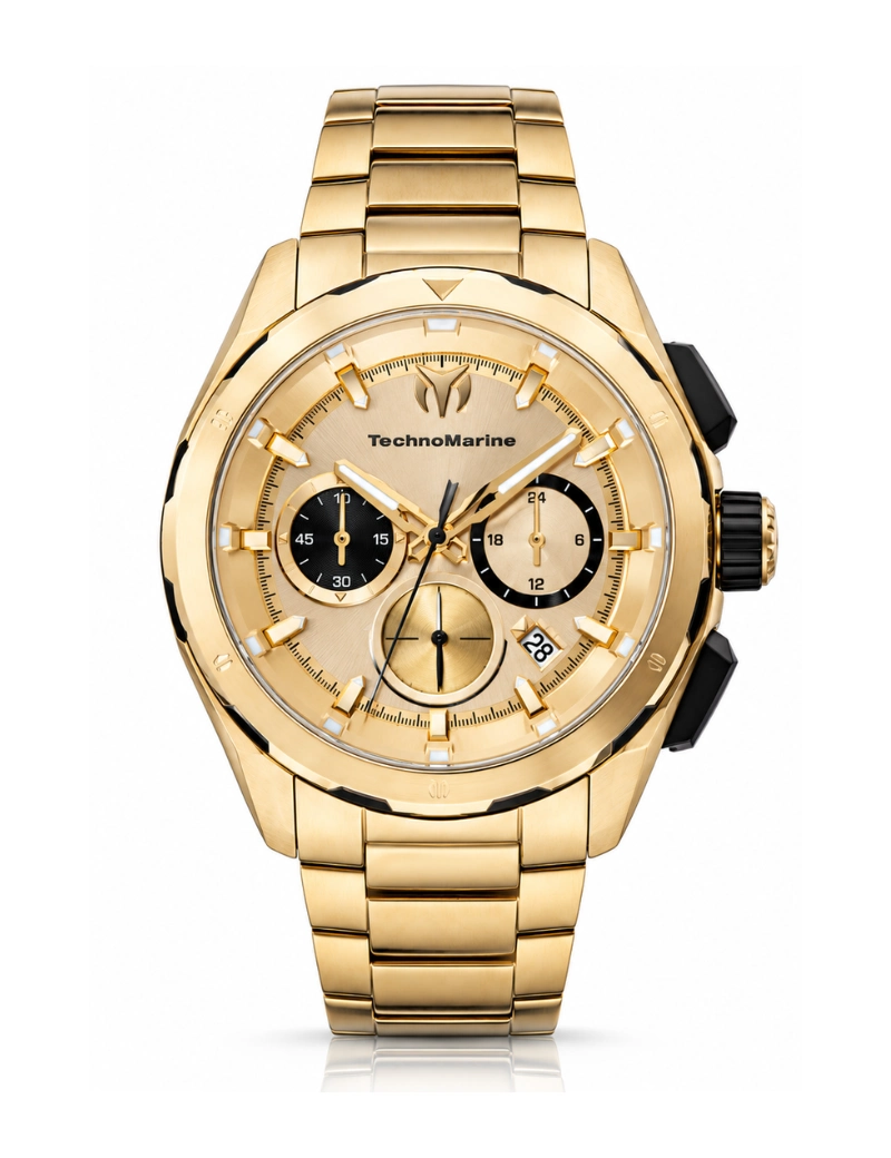 Reloj Technomarine dorado caballero TM-318094