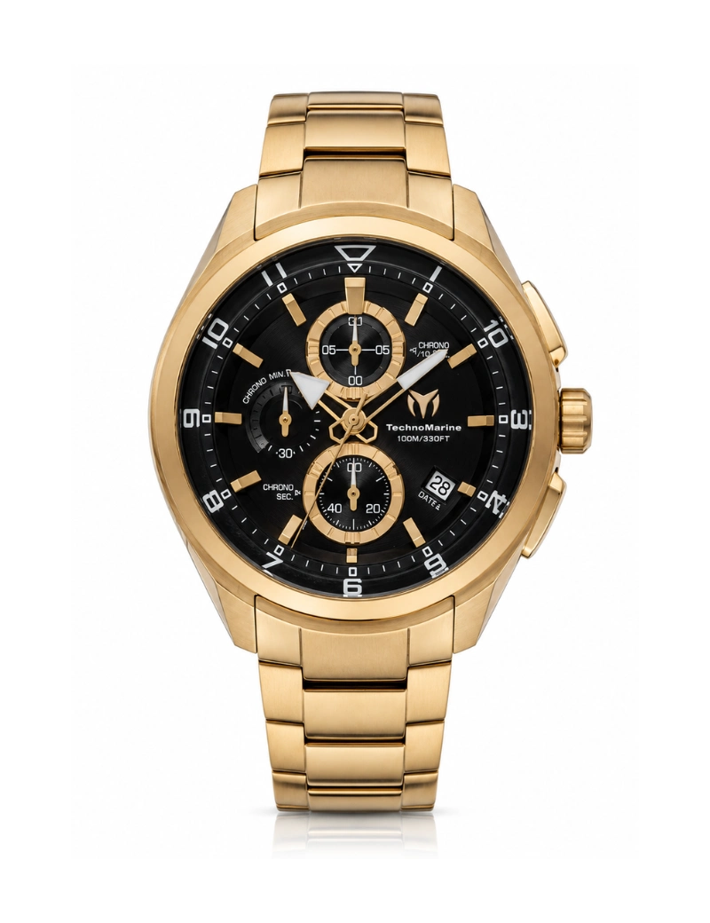 Reloj Technomarine dorado caballero TM-318120