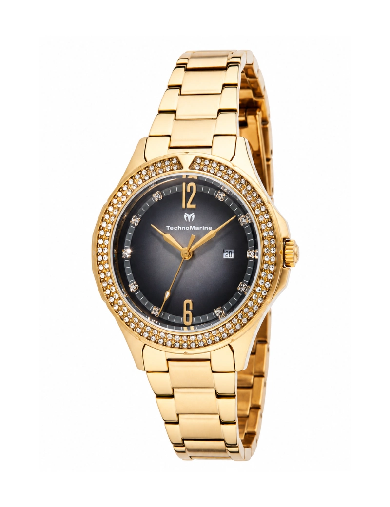Reloj Technomarine dorado dama TM-826010