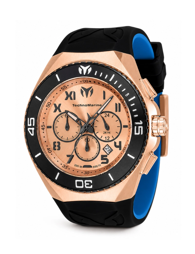 Reloj Technomarine negro azul TM-220015
