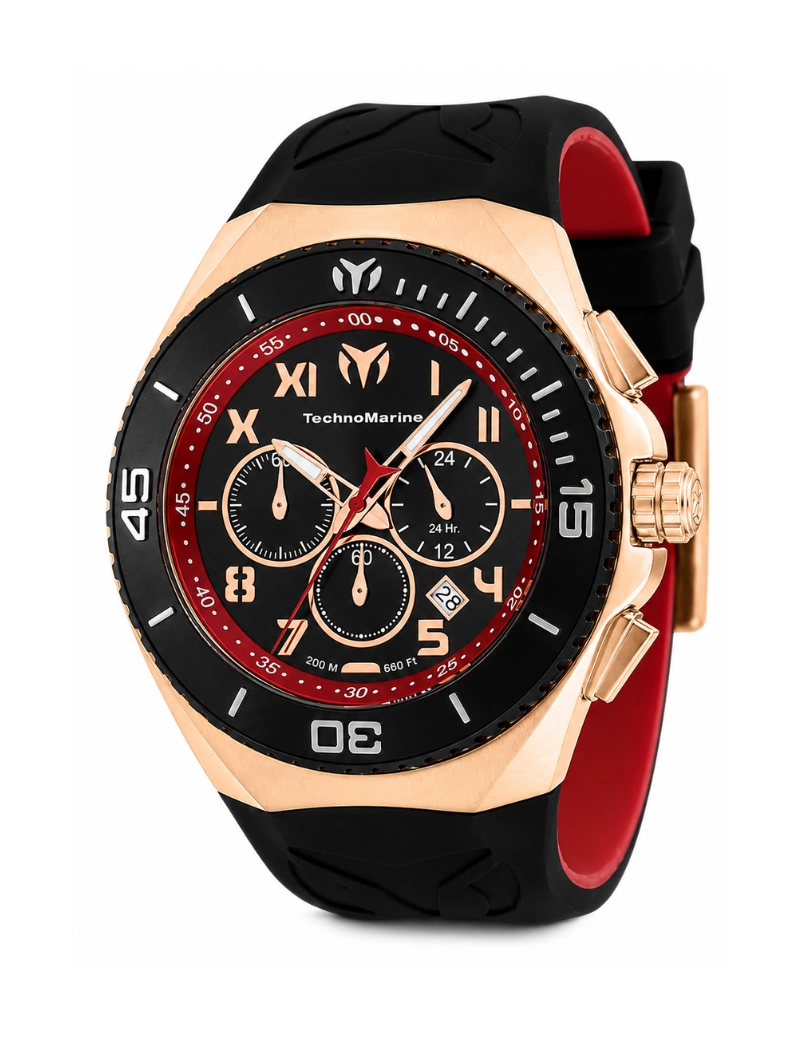 Reloj Technomarine negro rojo TM-221046