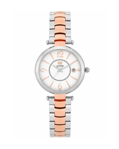 Reloj tempus bicolor palo rosa S290-TTOR