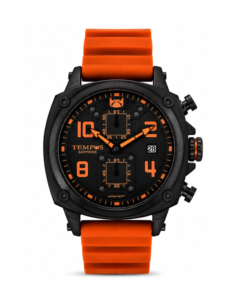Reloj tempus deportivo naranja 1145gn