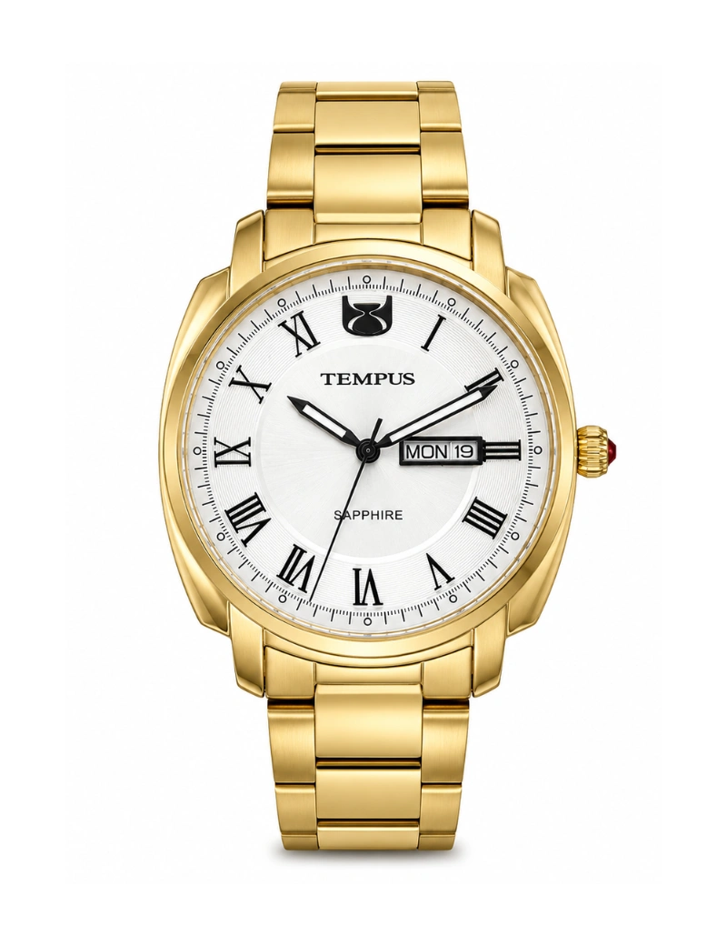 Reloj tempus dorado sm21005