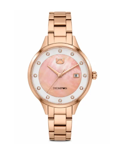 Reloj tempus palo rosa s397