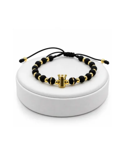 Pulsera en acero rodinado