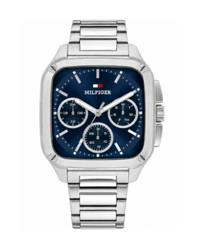 Reloj Tommy cuadrado fondo azul 1792222