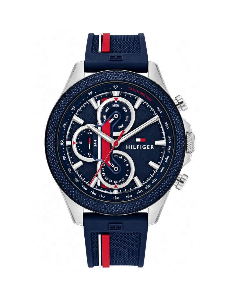 Reloj Tommy deportivo rojo azul 1792083