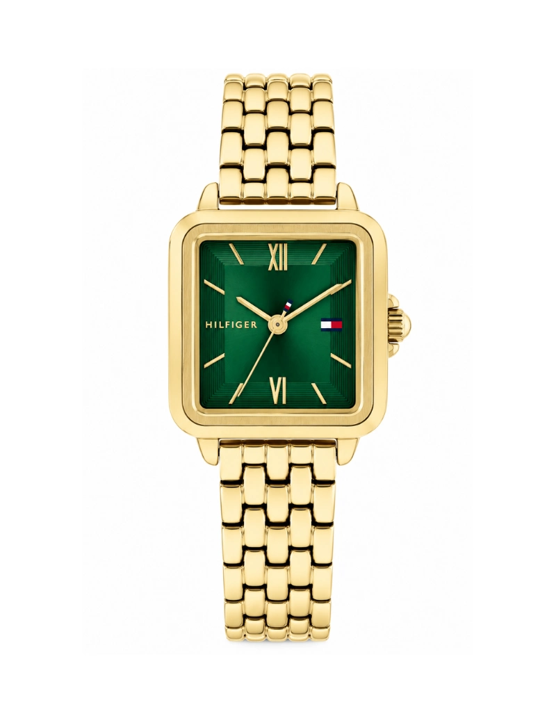 Reloj Tommy dorado fondo verde 1782858