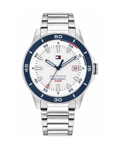 Reloj Tommy plateado fondo blanco 1792227