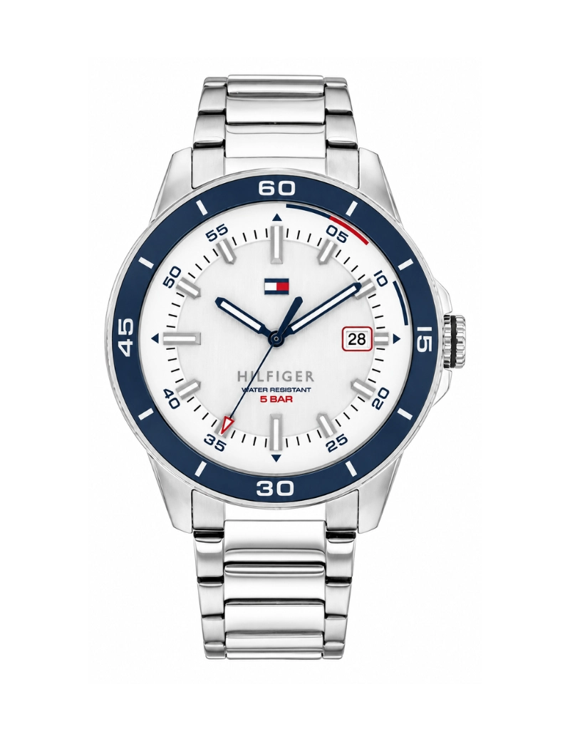 Reloj Tommy plateado fondo blanco 1792227