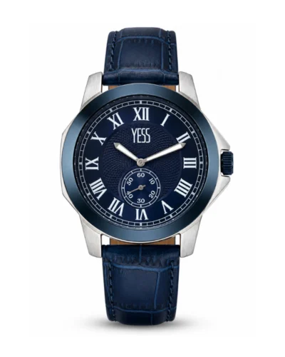 Reloj yess caballero cuero azul SMT230918G
