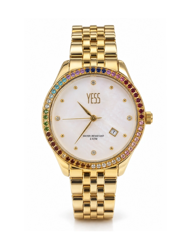 Reloj yess dama SMT22302 dorado