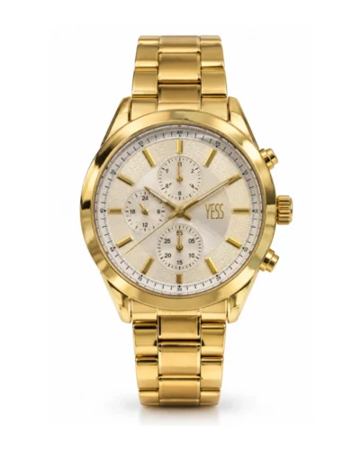 Reloj yess dorado SM19179 de caballero