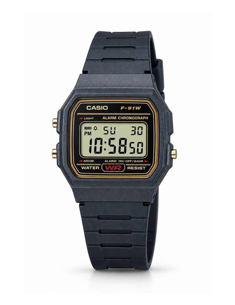 Reloj Casio F-91WG-9QDF negro