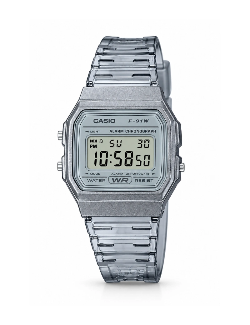 Reloj Casio F-91WS-8DF gris