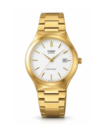Reloj Casio LTP-1170N-7ARDF dorado fondo blanco