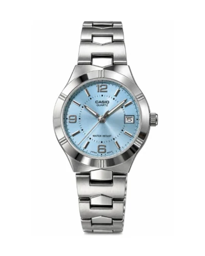 Reloj Casio LTP-1241D-2ADF de acero fondo azul