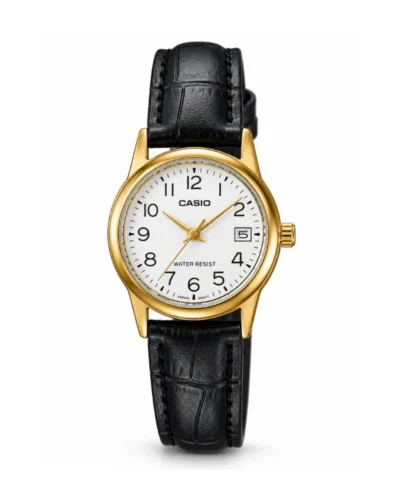 Reloj Casio LTP-V002GL-7B2UDF negro dorado manilla negra