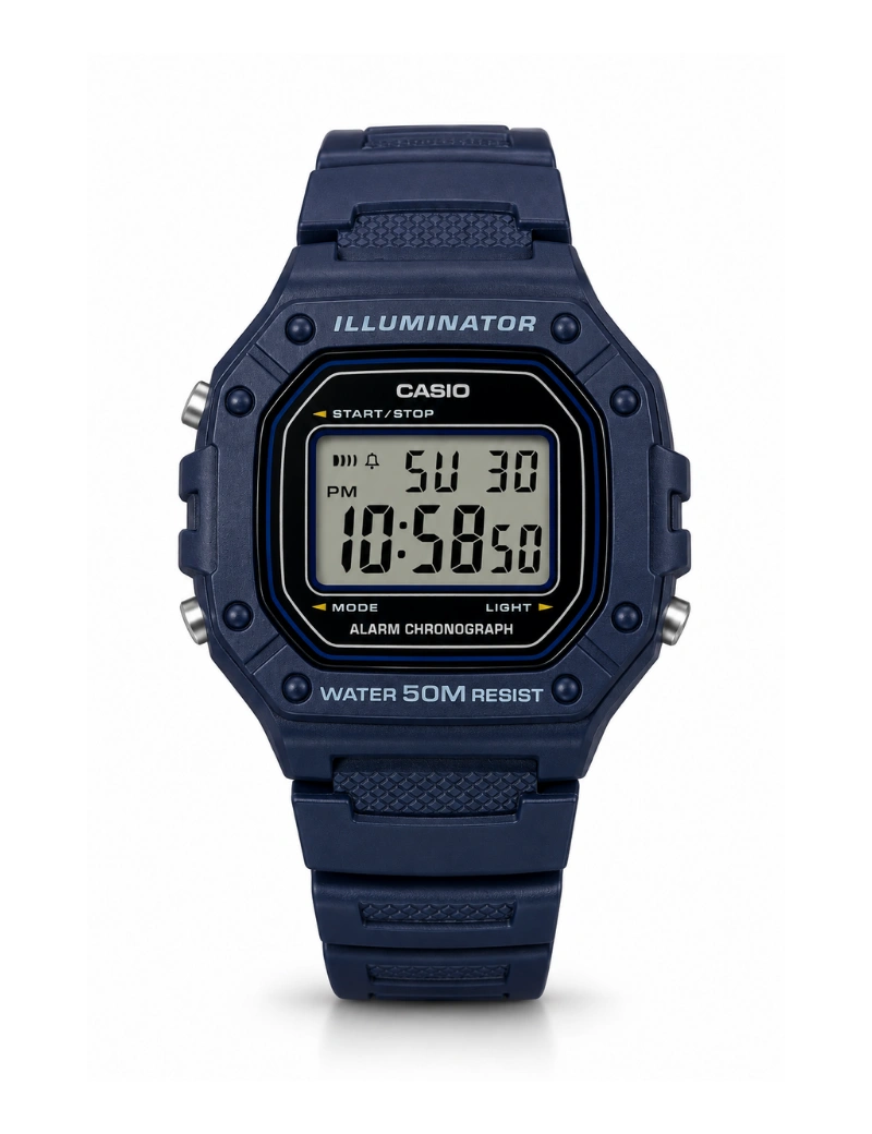 Reloj Casio W-218H-2AVDF negro